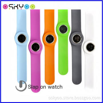 Fashion OEM/ODM Silicon Slap on Watch